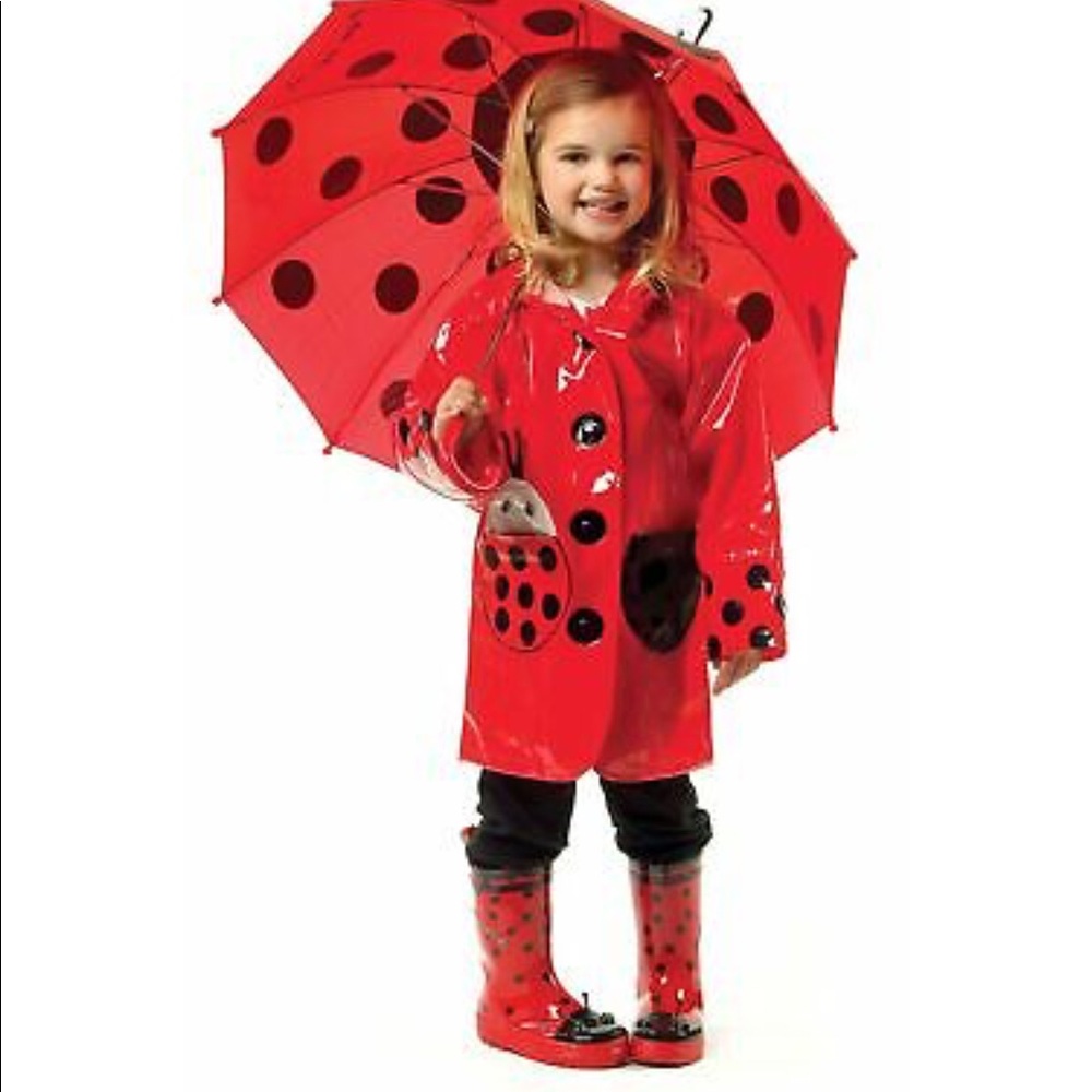 Kidorable Ladybug Girl Rain Boots!